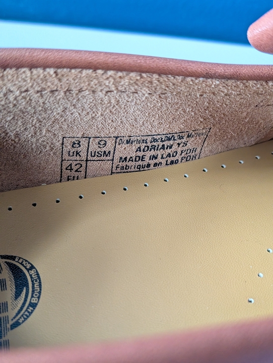 Dr. Martens Men’s Tan Leather Penny Loafers